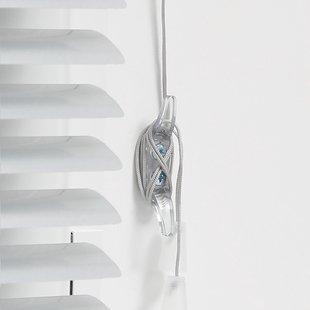 Madeco E47 Veiligheidshaak Jaloezie Met Koord Transparant