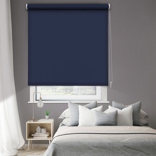 Madeco 1490 Verduisterend Rolgordijn Marineblauw 210x190cm