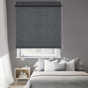 Madeco 1696 Verduisterende Rolgordijn Dubbelzijdig Antraciet 90x190cm