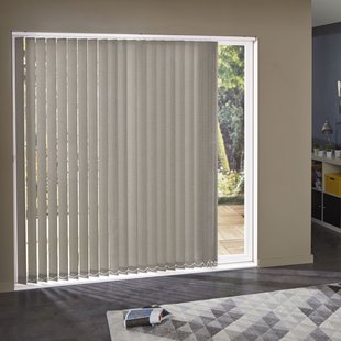 Madeco 3893 Verticale Lamellen 5 Stuks Brandwerend Lichtdoorlatend Taupe 8,9 X 280 Cm