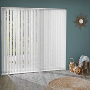 Madeco 3316 Verticale Lamellen 5 Stuks Brandwerend Lichtdoorlatend Wit 8,9 X 280 Cm