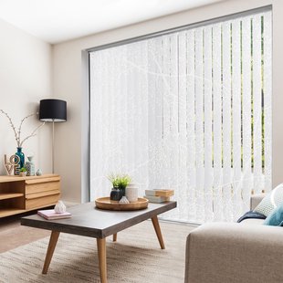 Madeco 3318 Verticale Lamellen Boom 5 Stuks Lichtdoorlatend Wit 8,9 X 280 Cm