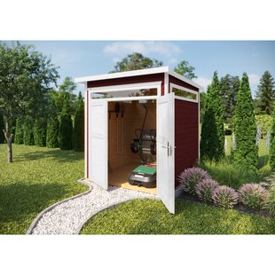 Weka Tuinhuis 265 - Rood - 205x115cm