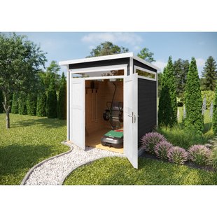 Weka Tuinhuis 265 - Antraciet - 205x115cm