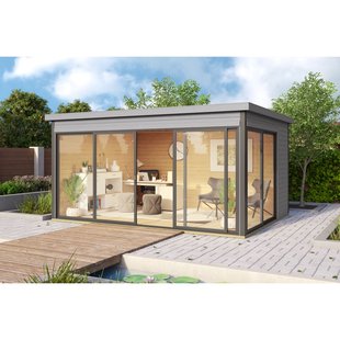 Weka Tuinhuis 412 Gr2 Grijs 322x418cm