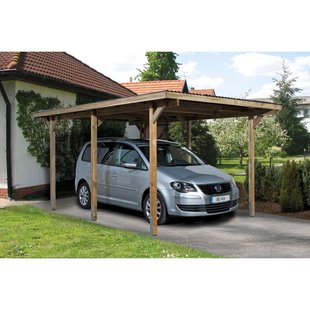 Weka Enkele Carport 606 Gr1 300x500cm