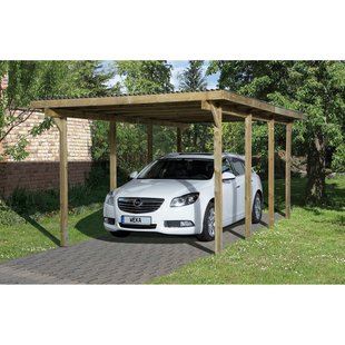 Weka Enkele Carport 606 Gr2 300x600cm