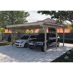 Weka Dubbele Carport 616 500x500cm