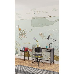 Fotobehang Underwater - Meerkleurig - 2,50m X 350cm