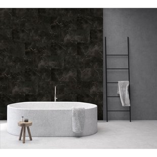 Grosfillex Wandpaneel Gx Wall+ Pvc Black Marble 30x60cm