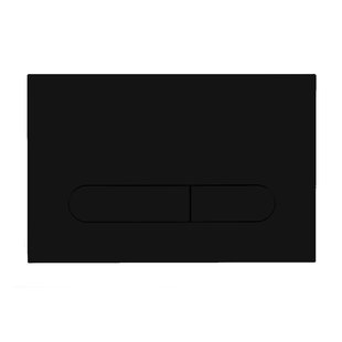 Aquazuro Bedieningspaneel Allaro Dubbele Spoeling Voor Brembo Inbouwreservoirs| Mat Zwart