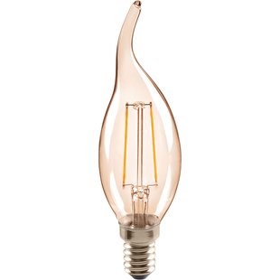 Sencys Ledfilamentlamp Kaars Cl35g Retro - Amber - D3,5cm - Warm Wit - E14 - 2,5w