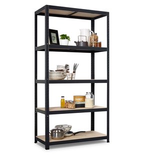 Avasco Stellingkast - Strong - 176x90x45cm - Draagkracht 175kg - Zwart