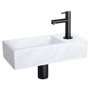 Differnz Fonteinset Mix&match Marmer Recht Mat Zwart