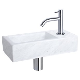 Differnz Fonteinset Mix&match Marmer Gebogen Chroom