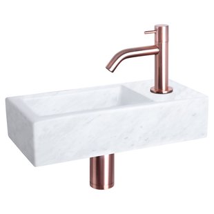 Differnz Fonteinset Mix&match Marmer Gebogen Rood Koper