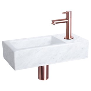 Differnz Fonteinset Mix&match Marmer Recht Rood Koper