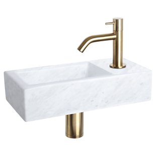 Differnz Fonteinset Mix&match Marmer Gebogen Mat Goud