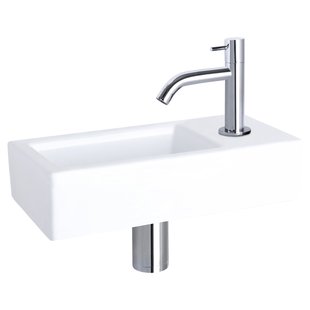 Differnz Fonteinset Mix&match Ravo Keramiek Gebogen Chroom