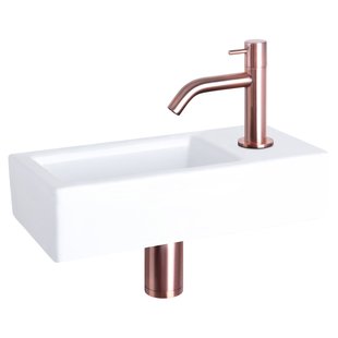 Differnz Fonteinset Mix&match Ravo Keramiek Gebogen Rood Koper