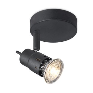 Home Sweet Home Spot Cilindro Metaal Nikkel Zwart Gu10