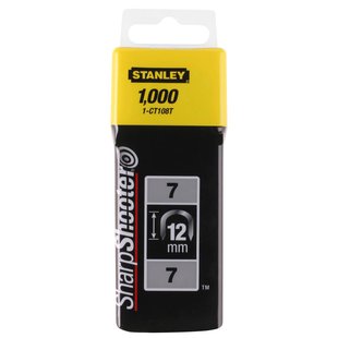 Stanley Nieten 12mm Type 7 - 1000 Stuks