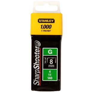 Stanley Nieten 8mm Type G - 1000 Stuks