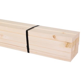 Cando Schaaflat Voordeelpak Vuren 18x44mm 300cm 10 Stuks