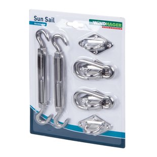 Windhager Bevestigingsset Zonnezeil 8-delig