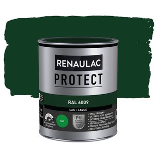 Renaulac Houtlak Protect - Mat - Dennengroen Ral 6009 - 750ml