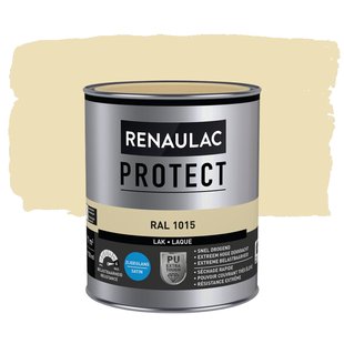 Renaulac Houtlak Protect - Zijdeglans - Licht Ivoorkleurig Ral 1015 - 750ml