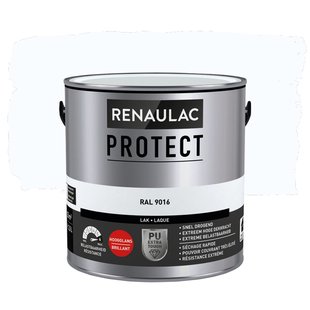 Lak Renaulac Protect Ral9016 Hoogglans 2,5l