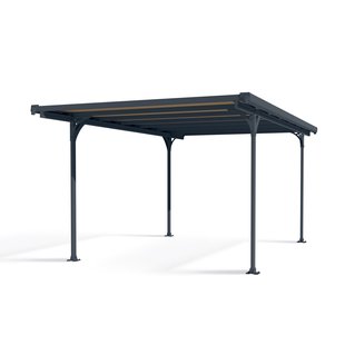 Palram - Canopia | Carport Verona - Enkel - Donkergrijs Brons - 504x299cm