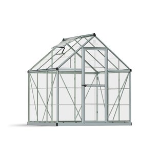 Canopia Kweekkas Harmony 6x6 - Polycarbonaat - Zilver - 185x186x208cm