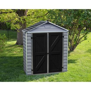 Canopia Metalen Tuinhuis Skylight - Grijs - 90x185cm - Met Vloer