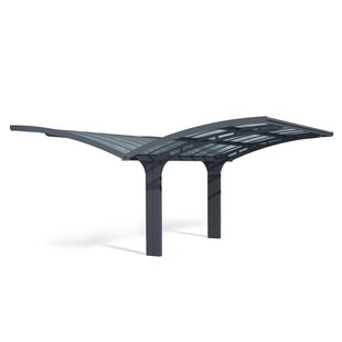 Palram | Canopia Carport Arizona Breeze 5000 - Dubbel - Antraciet - 578x495x273,5cm