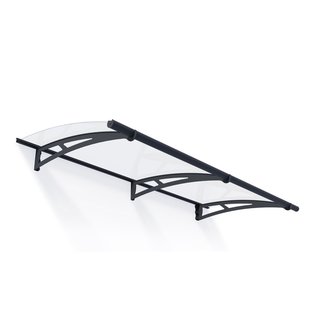 Palram | Canopia - Toegangsdeurluifel Aquila 2050 - Helder - Donkergrijs - 205x91,5cm