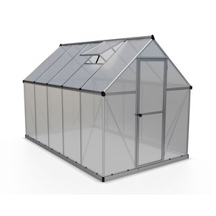Canopia Tuinkas Mythos 6x10 - Polycarbonaat - Zilver - 185x306x208cm