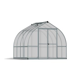Canopia Tuinkas Bella 8x8 - Polycarbonaat - Zilver - 244x244x219cm