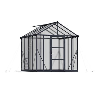 Canopia Tuinkas Glory 8x8 - Polycarbonaat 10mm - Grijs - 253x244x269cm