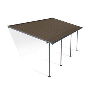 Palram - Canopia | Capri 739x295x299cm Terrasoverkapping Donkergrijs Brons