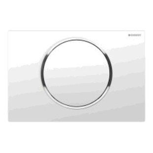 Geberit Bedieningspaneel Sigma 10 Voor Up320, Up720, Up300 En Up700 Inbouwreservoirs| 246x64mm Wit