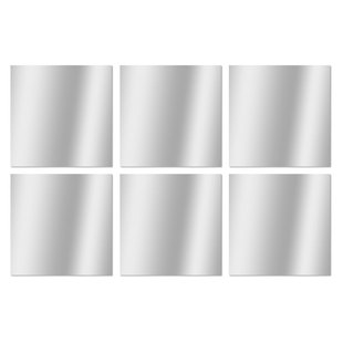 Zelfklevende Spiegels 6 Stuks Vierkant 10x10cm