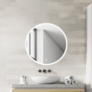 Klassieke Badkamerspiegel Renzo - Rond - Ø75 Cm