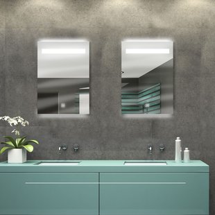 Klassieke Badkamerspiegel Portland - Rechthoekig - 50x70 Cm