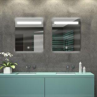 Klassieke Badkamerspiegel Portland - Rechthoekig - 60x70 Cm