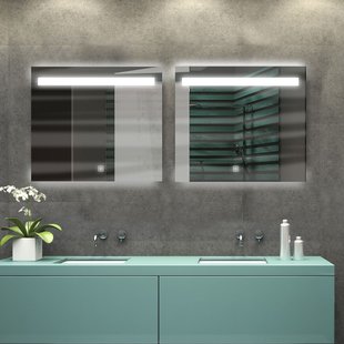 Klassieke Badkamerspiegel Portland - Rechthoekig - 80x70 Cm