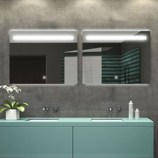 Klassieke Badkamerspiegel Portland - Rechthoekig - 90x70 Cm