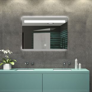 Klassieke Badkamerspiegel Portland - Rechthoekig - 100x70 Cm