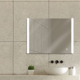 Klassieke Badkamerspiegel Grant - Rechthoekig - 80x60 Cm